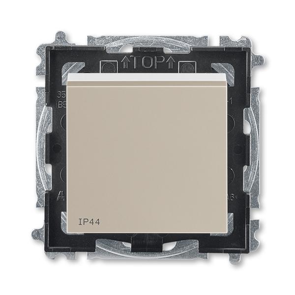 ABB  Levit  Кофе макиато/Белый Переключатель 1-клавишный IP44 2CHH596940A4018