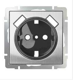 Werkel Гланцевый Никель Накладка для USB розетки WL02-USB-CP