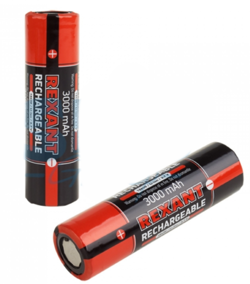 Аккумулятор Rexant 18650  unprotected 20 А Li-ion 3000 mAH 3.7 В BL2 30-2035-05