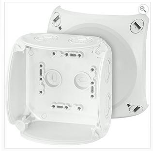 Коробка ответвительная DK 0400 G для внутренней установки,IP66,(104х104х70мм),с ер, 7 мемб. вв с герметичной зоной 6-15