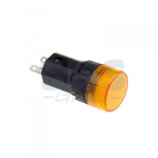 Индикатор Ø16  220V  желтый LED  (RWE)  REXANT 36-3372