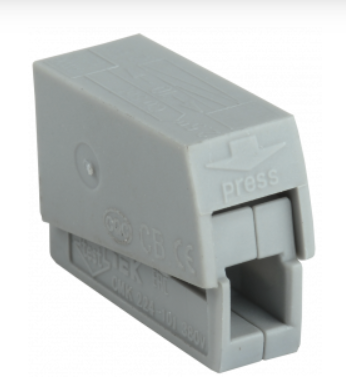 IEK СМК 224-101 Клемма строительно-монтажная (4шт/уп) UKZ50-101-004