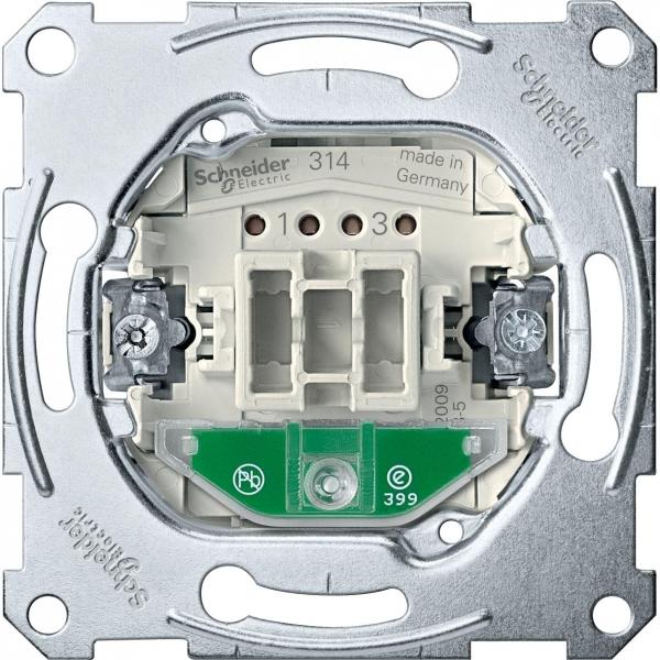 Schneider Electric Merten  механизм  выкл. 2-пол. на 1 напр. со свет. индик. MTN3102-0000