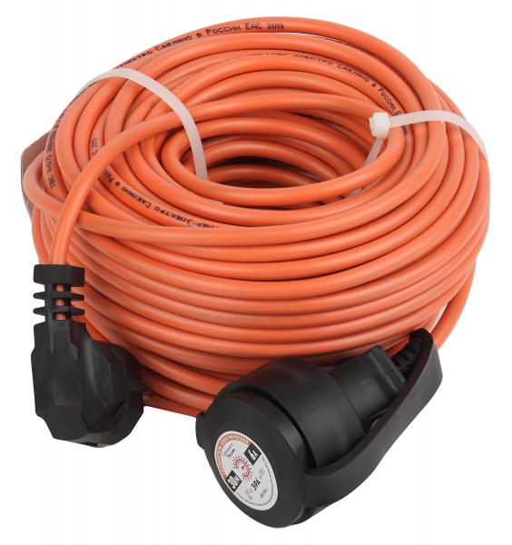 Удлинитель силовой ЭРА UPx-1e-3x0.75-30m-IP44 в бухте c/з 1 гн 30м ПВС 3х0.75