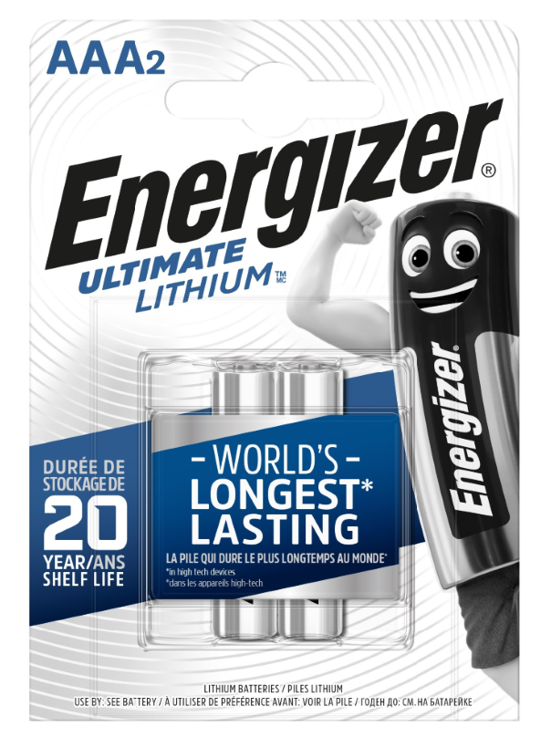 Элемент питания ENERGIZER FR03 LITHIUM BP2