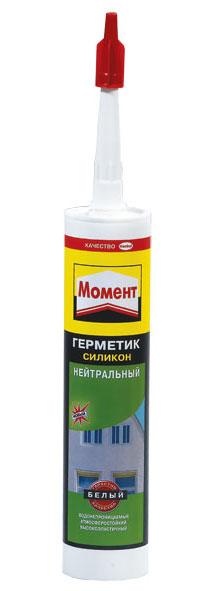 Герметик силиконовый нейтральный "Момент" (прозрачный), 280 мл (годен до 01.14)