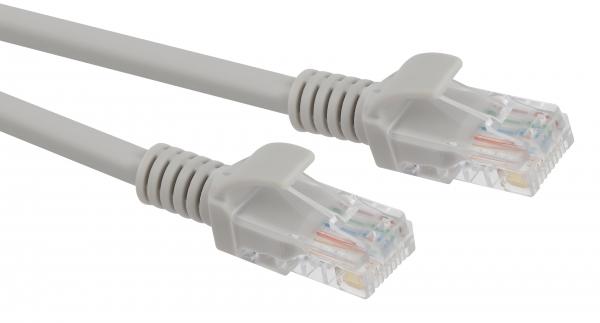 Патч корд ЭРА  PC-10U U/UTP категория 5e, длина 10 метров, неэкранированный, серый, Cu