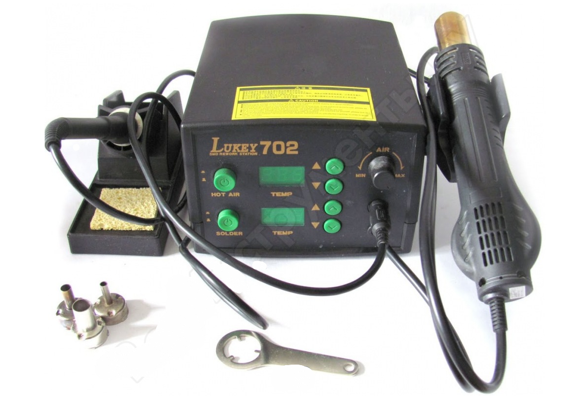 Станция паяльная REXANT LUKEY-702 цифровая+ 12-0040-4