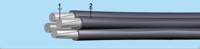 СИП-2 -0,6/1  3х35+1х54,6 кабель