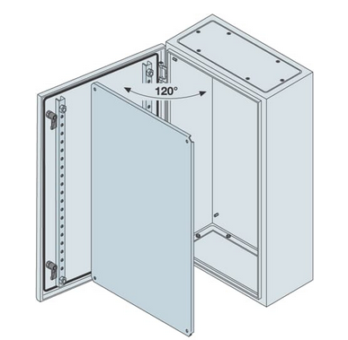 Щит  400х300х150  IP65  SR2 с монтажной платой TUR  ABB SRN4315K