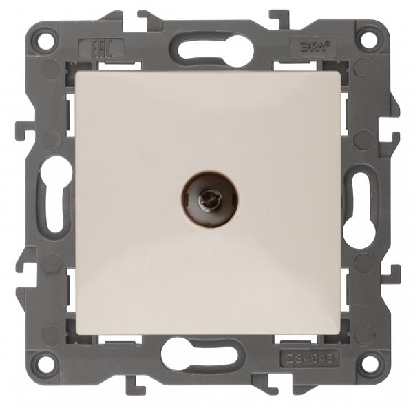 ЭРА  Elegance  Слоновая Кость  Розетка TV 1-местная IP20 14-3101-02
