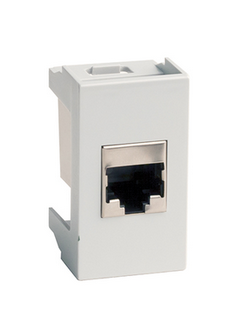 DKC  VIVA  Розетка  Серый  RJ-45 кат5E, экран. 1 модуль  45148