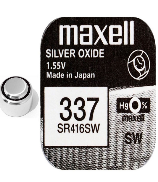 Элемент питания Maxell SR416SW (337) 1PC 0% Hg