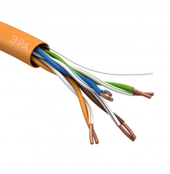 U/UTP 4x2x24 AWG Cat5e CU нг(А) HF 305м ЭРА Кабель витая пара