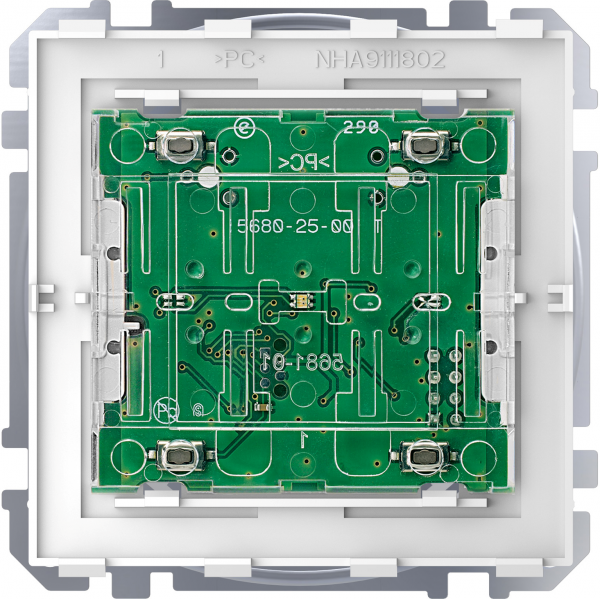 Schneider Electric  MERTEN  D-Life  PlusLink  Механизм управления 1PL линией, с кнопочным модулем, 2-клавишный MTN5129-6000