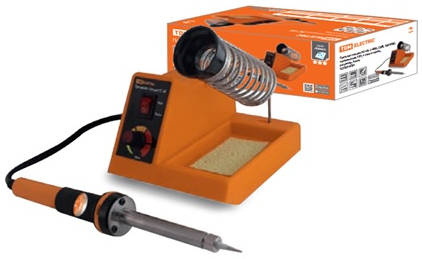 Паяльная станция ПС-48, 2-48Вт, 230В, 160-500С, керамический ТЭН, 4 жала в компл., регулятор, Алмаз