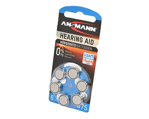 Элемент питания Ansmann Zinc-Air 675 5013253 BL6