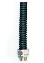 Металлорукав в ПВХ-изоляции 15мм, Dвн 15,5 мм, Dнар 19,5, 50 м, цвет чёрный DKC 6071R-015N