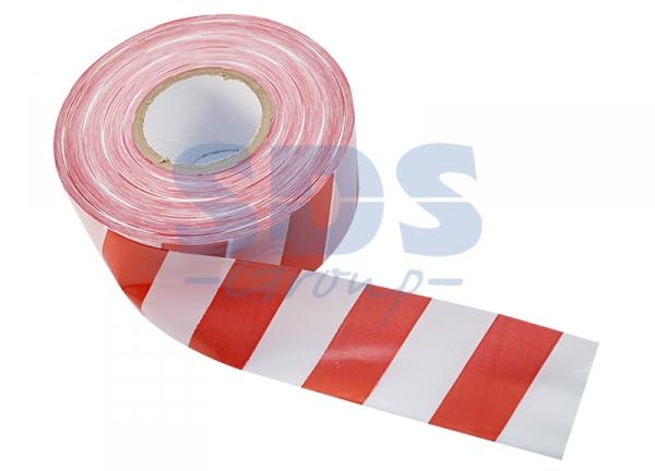 Лента оградительная 75мм*100м бело-красная 35 мкм ProConnect 19-3135