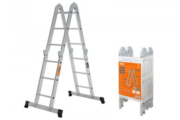 Лестница-трансформер 4*3 алюм. 0,92/1,60/3,30м ЛТА4х3, 10,4 кг TDM