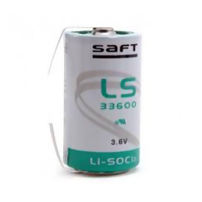 Элемент питания Saft  LS 33600 CNR D 3,6V с выводами