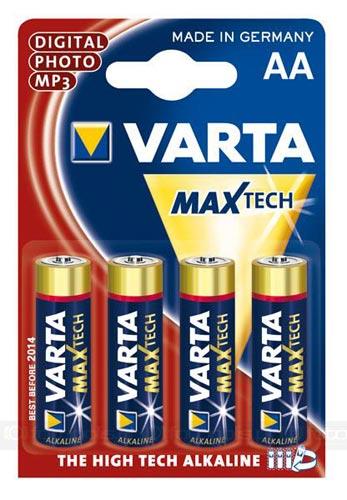 Элемент питания VARTA 4706.101.404 "MAX-TECH" LR6 BP4