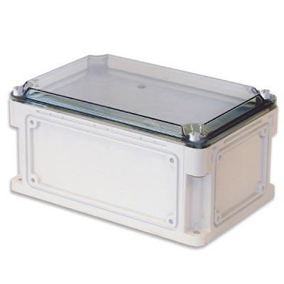 DKC 532211 Корпус IP67.300х200х146 (выс.крышки 35),стнк.выбв.флнц.,прозр.крыш.