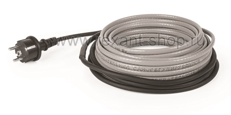 Саморегулируемый греющий кабель на трубу  Extra Line 25MSR-PB 20M (20м/500Вт) REXANT 51-0647