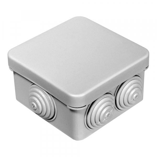 Коробка распаячная ОП 70х70х40 IP55 серая безгалогенная 40-0200 (HF) (132шт/коробка) Промрукав