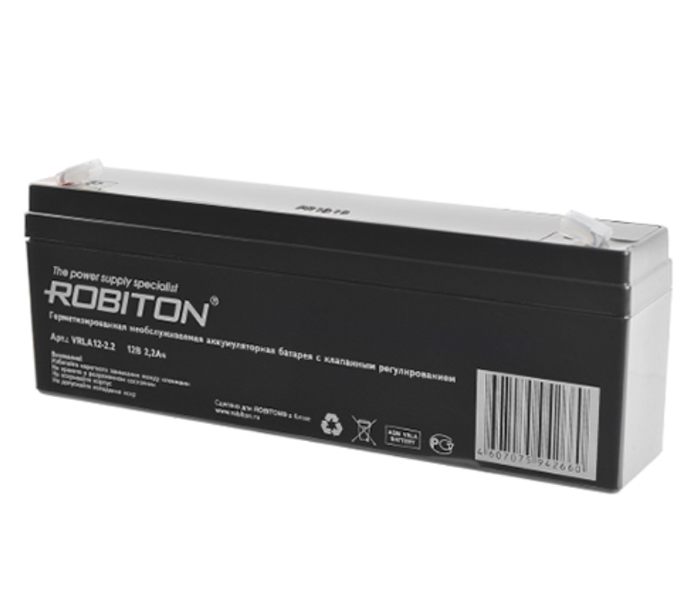 Аккумулятор ROBITON VRLA12-2.2 12V 2.2Ah