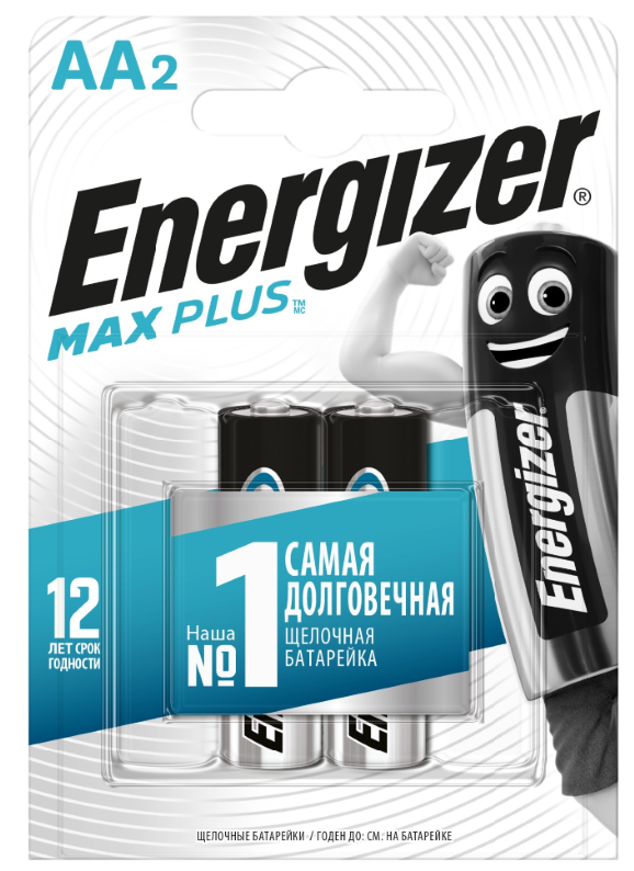Элемент питания ENERGIZER E91/LR6  Max Plus BP2