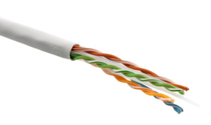 UUTP4-C6-S23-IN-PVC-GY-305 (305 м) кабель витая пара, неэкранированная U/UTP, категория 6, 4 пары (23 AWG), одножильный (solid), с разделителем, PVC, –20°C – +75°C, серый