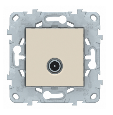 Schneider Electric Unica NEW Бежевый Розетка TV, оконечная NU546444