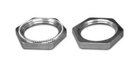 Гайка заземляющая M32x1,5 никел. латунь
