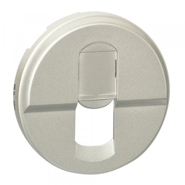 Legrand  Celiane  Титан Лицевая Панель розетки RJ45 068551