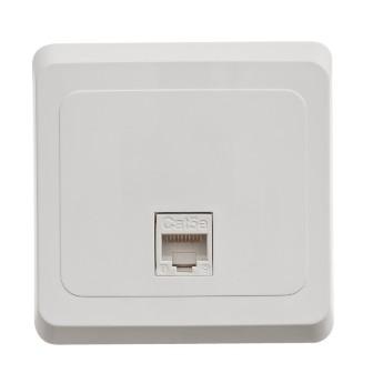 Schneider Electric Этюд  Белый  Розетка компьтерная RJ-45  5 категория KOMC-001b