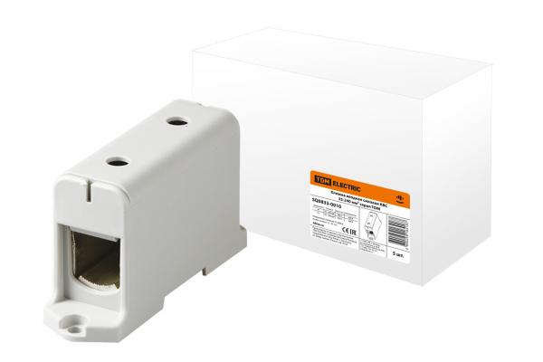 Клемма вводная силовая КВС 35-240 кв.мм. серая TDM SQ0833-0010